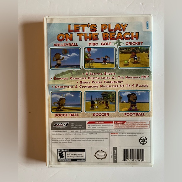 Wii Game - Big Beach Sports - Picture 2 of 3